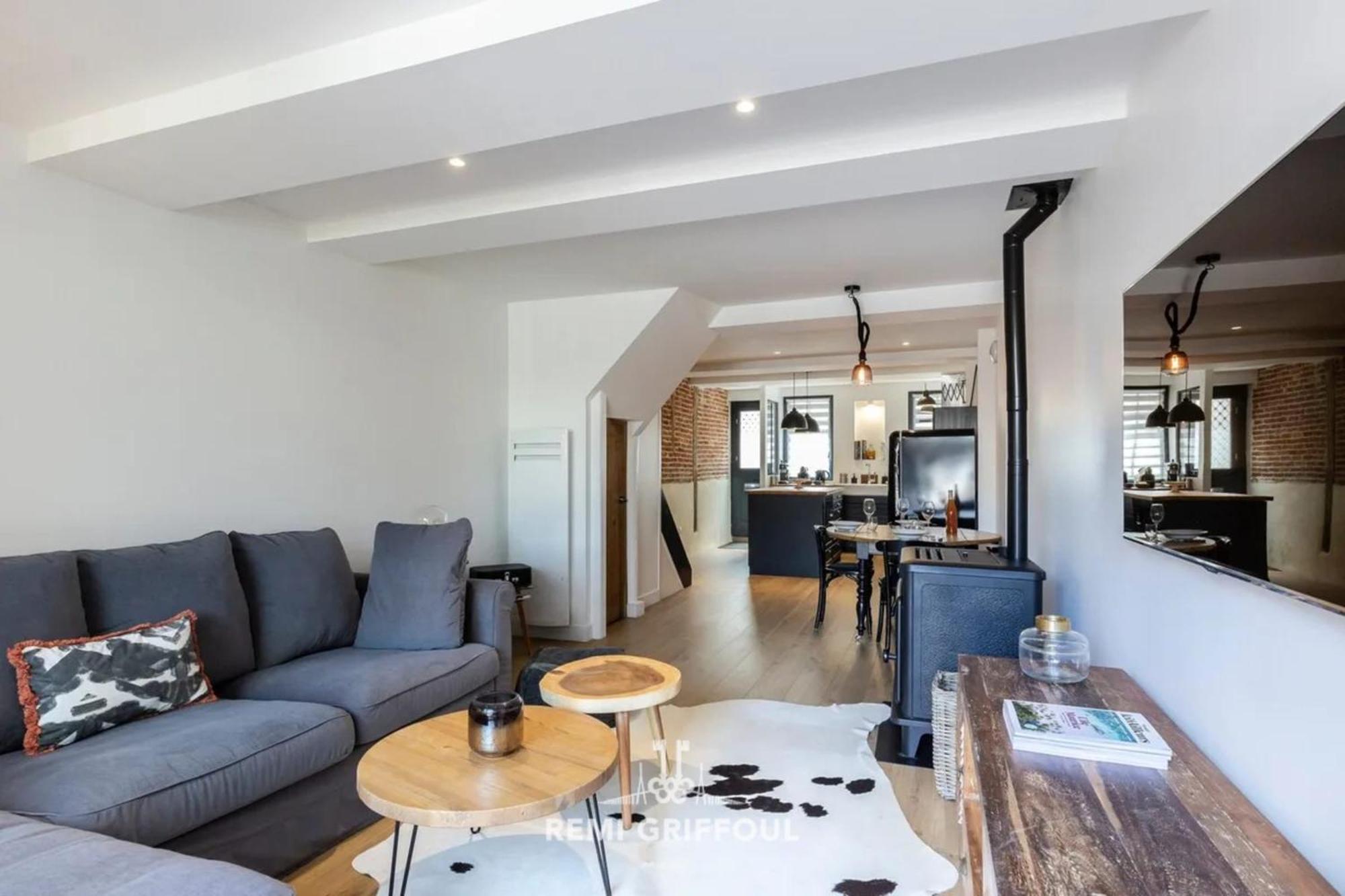 Au 106 Lovely House Historic Center 6 Guests Honfleur